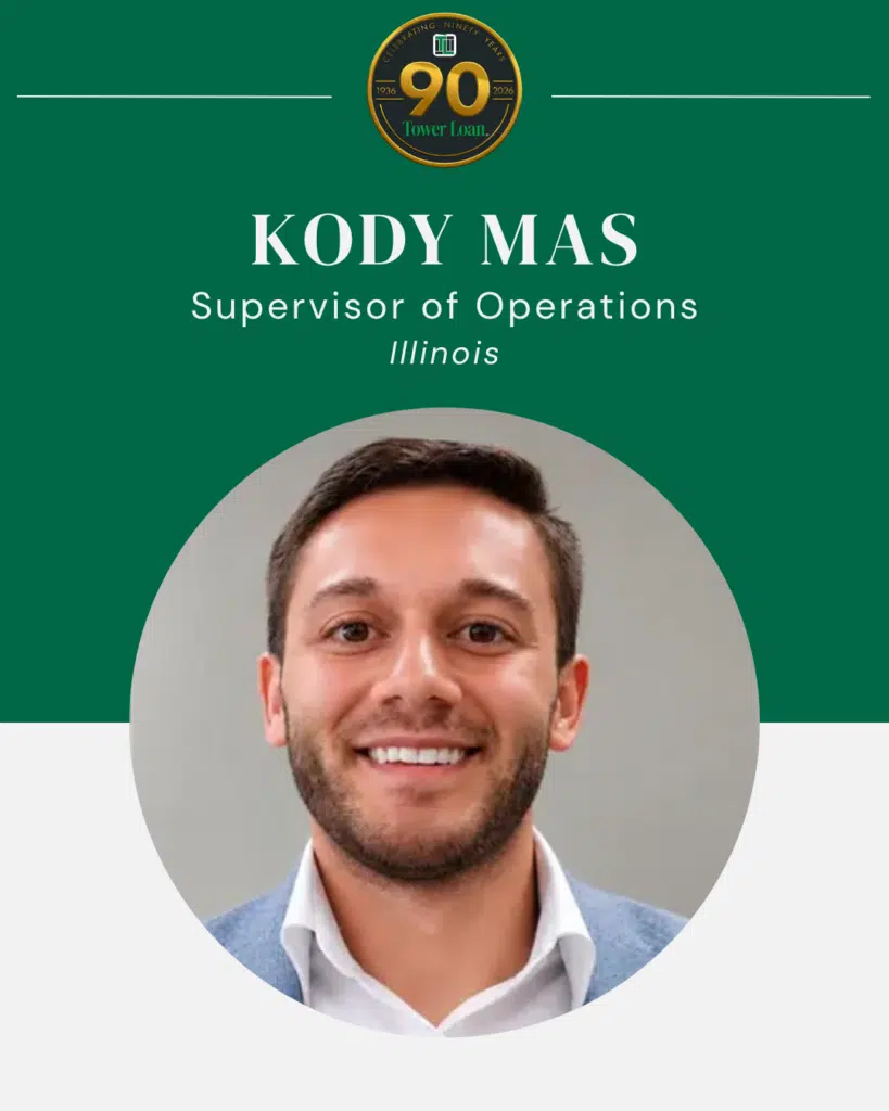 Kody Mas Promoted to Supervisor of Operations in Illinois 1 Kody Mas